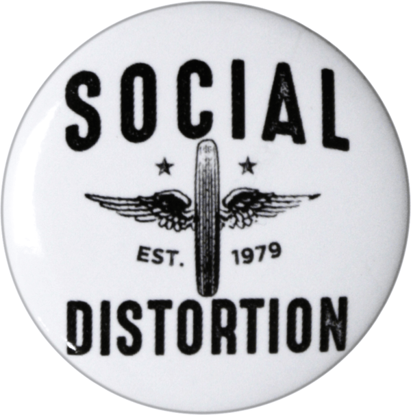 Pin-on Button - 1.25 Inch - Social Distortion - Wings