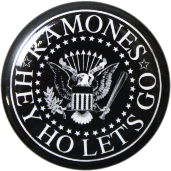 Pin-on Button - 1.25 Inch - The Ramones - Hey Ho Let's Go! 991807