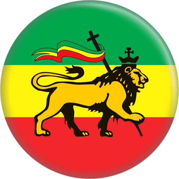 Pin-on Button - 1.5 Inch - Lion Of Judah