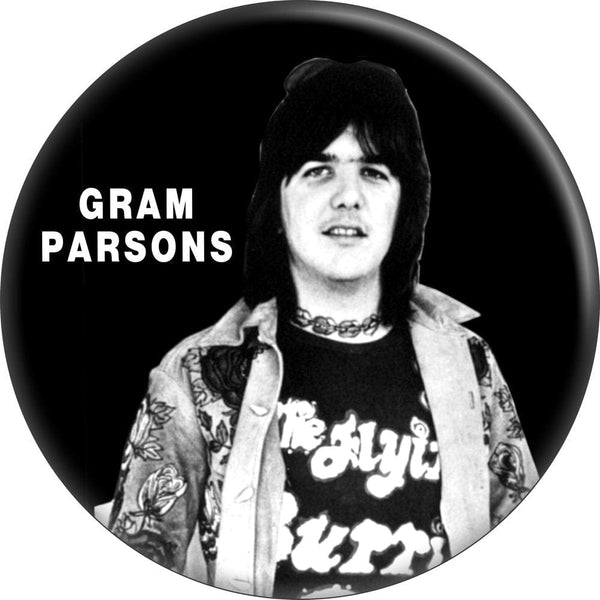 Pin-on Button - 1.5 Inch - Parsons, Gram 992125