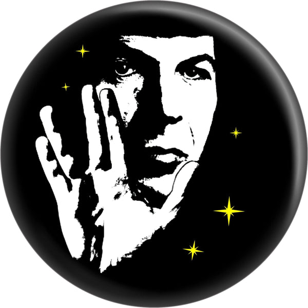 Pin-on Button - 1.5 Inch - Star Trek - Mr Spock 991836