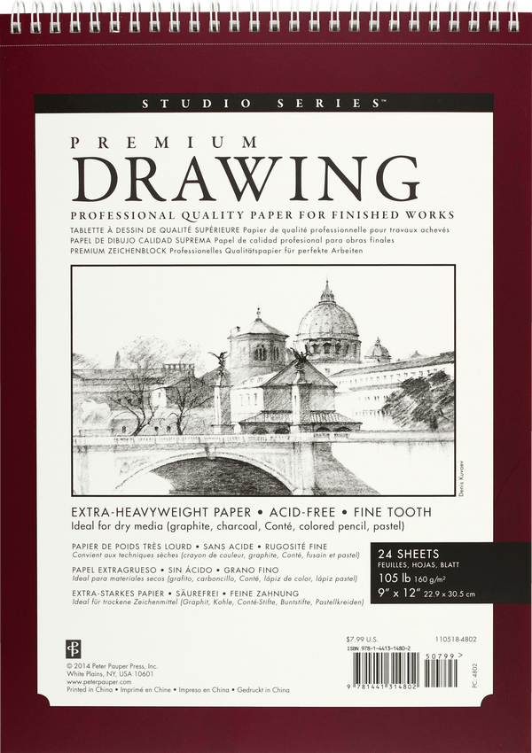 Premium Drawing Pad  9 X 12