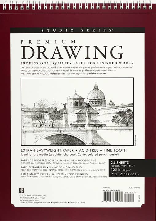 Premium Drawing Pad  9 X 12