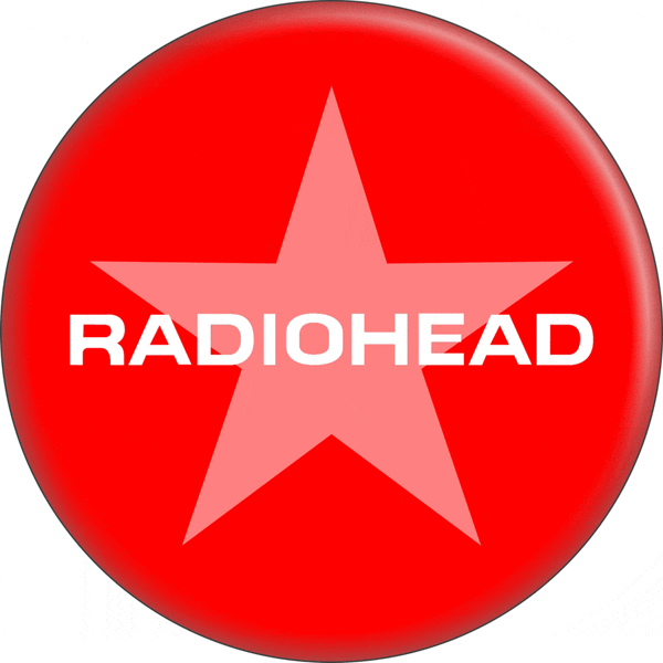 RADIOHEAD - 1.25 inch Star Logo Pin-on Button 991620