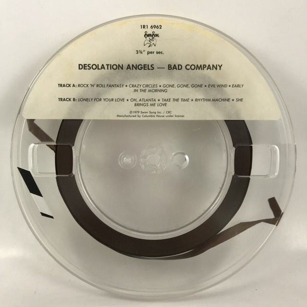 Bad Company - Desolation Angels 3 3-4 REEL TO REEL TAPE Not Play