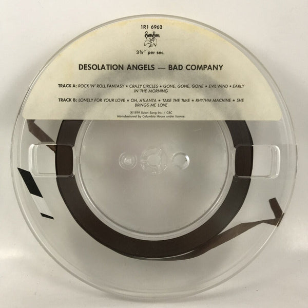 Reel To Reels Bad Company - Desolation Angels 3 3-4 REEL TO REEL TAPE Not Play Tested USED 2464