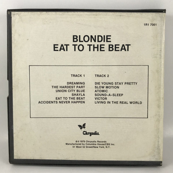 Reel To Reels Blondie - Eat to the Beat  3 3-4 Reel to Reel NOT PLAY TESTED USED 2445