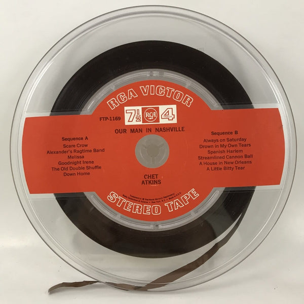 Reel To Reels Chet Atkins - Our Man In Nashville 7 1-2 REEL To REEL TAPE Not Play Tested USED 2458