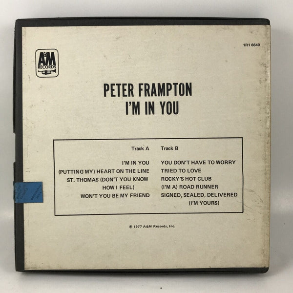Reel To Reels Peter Frampton - I'm In You 3 3-4 REEL TO REEL Tape Not Play Tested USED 2466