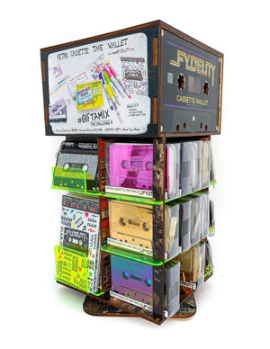 Retro Cassette Tape Wallet | SPINNER DISPLAY W/ITEMS 991031