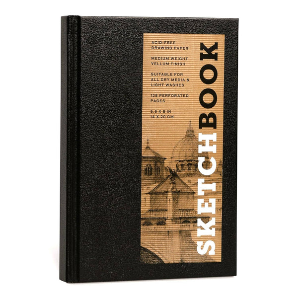 Sketchbook Small Sketchbook 5.5 x 8" -  Bound Hardcover (Black) 9781454909286