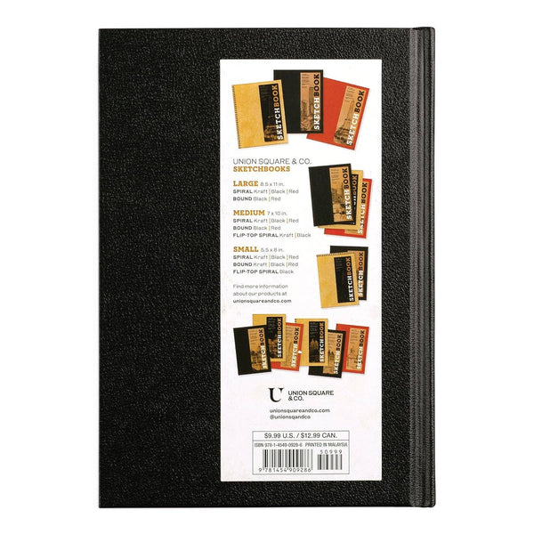 Sketchbook Small Sketchbook 5.5 x 8" -  Bound Hardcover (Black) 9781454909286