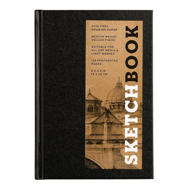 Sketchbook Small Sketchbook 5.5 x 8" -  Bound Hardcover (Black) 9781454909286