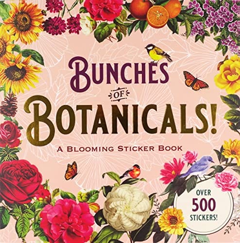 Sticker Book Bunches of Botanicals Sticker Book (Over 500 stickers!) (English and Spanish Edition) (English, Spanish and German Edition)  - Paperback 9781441338341