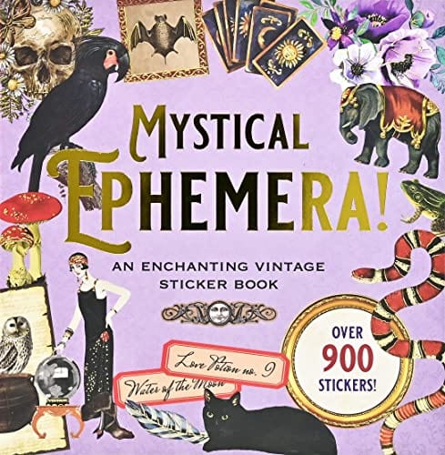Sticker Book Mystical Ephemera! An Enchanting Vintage Sticker Book (over 900 stickers) 9781441340481