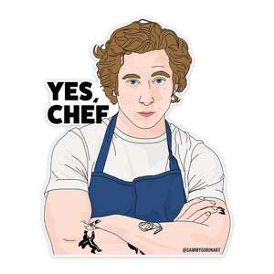 Stickers Yes, Chef, The Bear, Jeremy Allen White, Sticker 992090