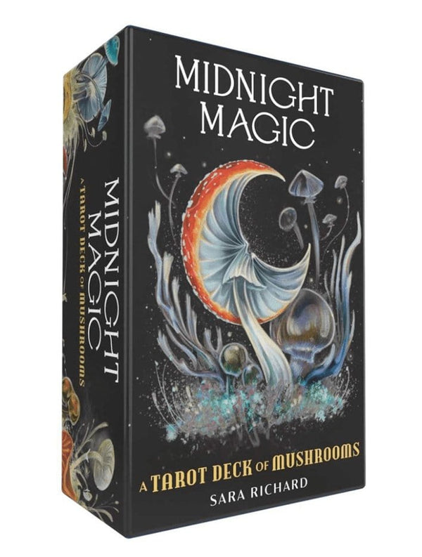 Tarot/Oracle Cards Midnight Magic: A Tarot Deck of Mushrooms - Richard, Sara (Author) 9781507220139