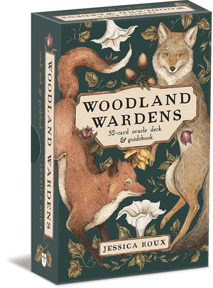 Tarot/Oracle Cards Woodland Wardens: A 52-Card Oracle Deck & Guidebook by Jessica Roux 9781524871345