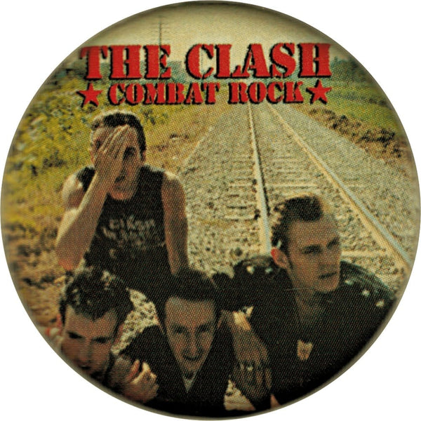 THE CLASH - Combat Rock - 1.25 inch Pin-on Button 991584