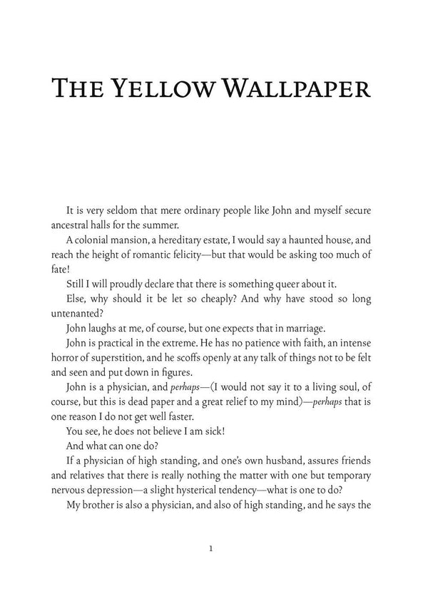 The Yellow Wallpaper and Other Writings