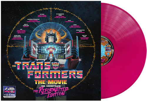 Transformers The Movie, The Soundtrack, The Reformatted Edition LP NEW Color Vinyl