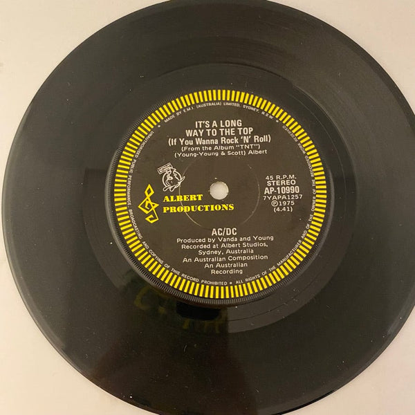 Used 7 inch AC/DC - It's A Long Way To The Top (If You Wanna Rock 'N' Roll) 7" USED VG+ Australian Pressing J081822-07