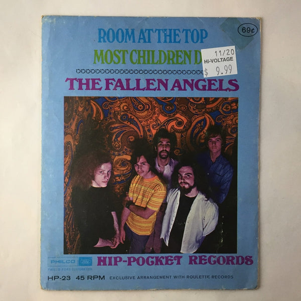 Used 7 inch Fallen Angels - Room At the Top - Most Children Do 4" Flexi Disc 1969 NM-VG+ USED 7689