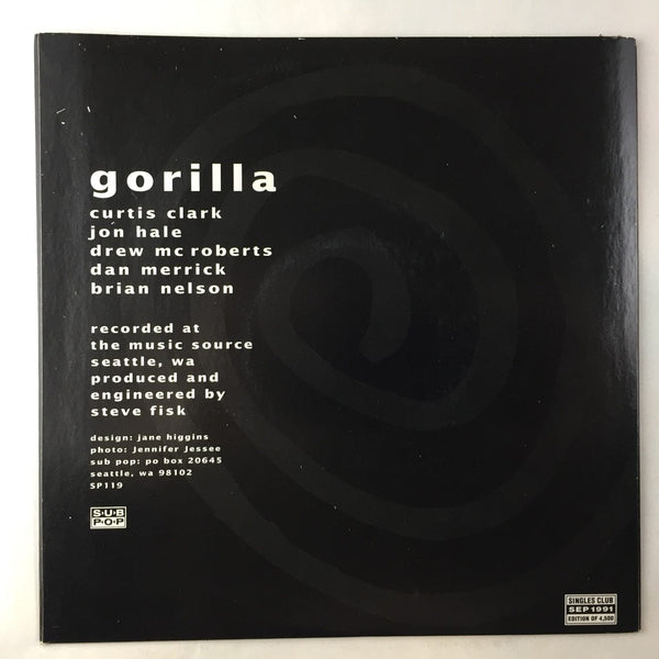Used 7 inch Gorilla - Detox Man - Sober 7" Gray Vinyl NM-NM USED 7696