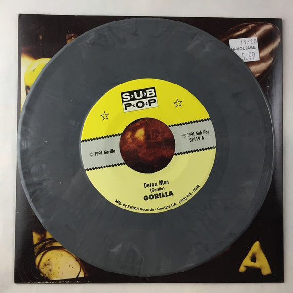 Used 7 inch Gorilla - Detox Man - Sober 7" Gray Vinyl NM-NM USED 7696