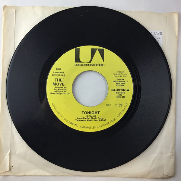 Used 7 inch Move - Tonight 7" Promo VG+ USED 7709