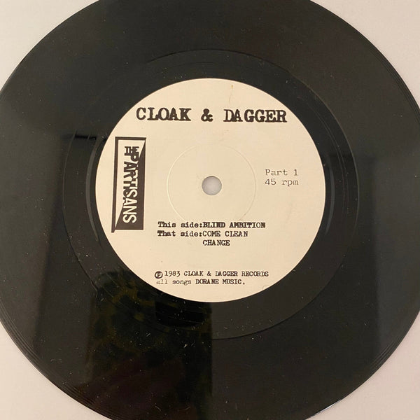 Used 7 inch Partisans - Blind Ambition 7" USED VG++/VG+ J081822-12
