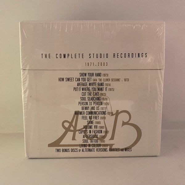 Used CDs Average White Band – All The Pieces - The Complete Studio Recordings 1971-2003 19CD BOX SET USED NOS STILL SEALED J072723-16
