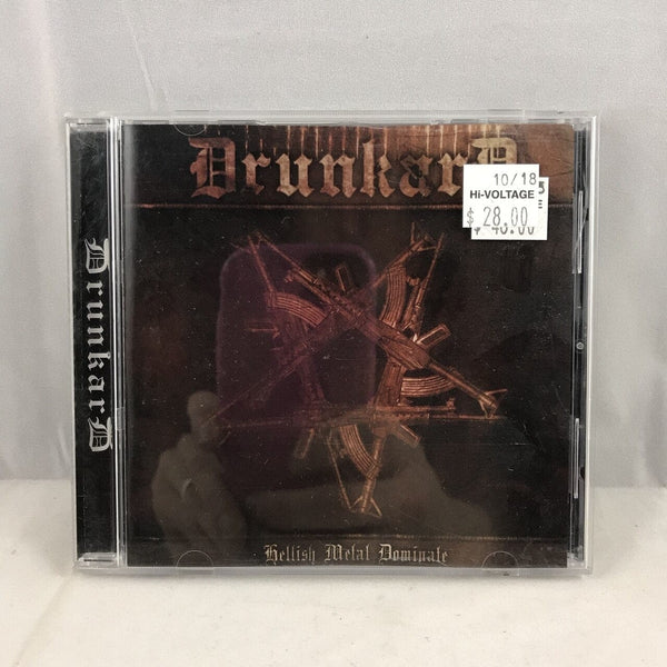 Used CDs Drunkard - Hellish Metal Dominate CD USED 1963