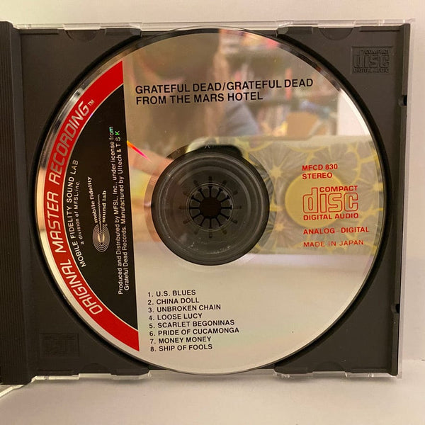 Used CDs Grateful Dead – From The Mars Hotel CD USED VG++/VG+ MFSL J072423-14