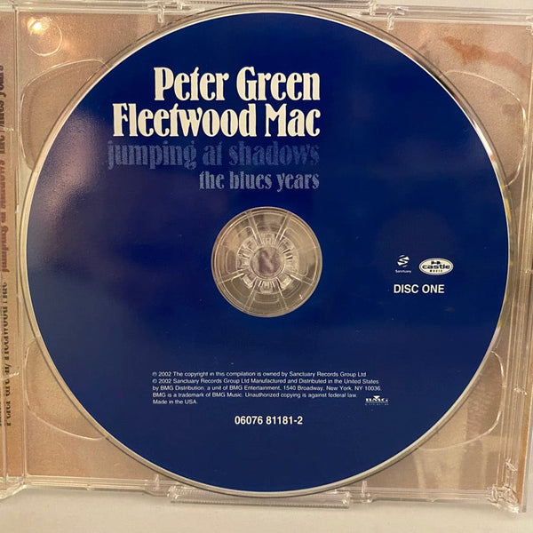 Used CDs Peter Green / Fleetwood Mac – Jumping At Shadows: The Blues Years 2CD USED VG++/VG+ J072423-13