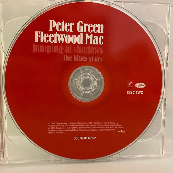 Used CDs Peter Green / Fleetwood Mac – Jumping At Shadows: The Blues Years 2CD USED VG++/VG+ J072423-13