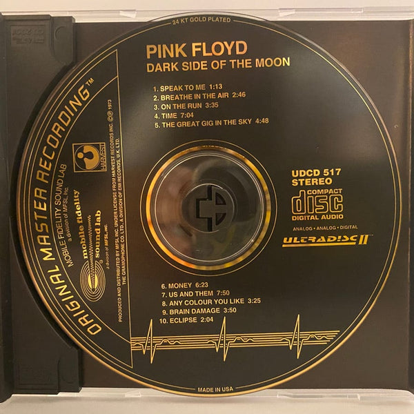 Used CDs Pink Floyd - The Dark Side Of The Moon CD USED NM/VG++ MFSL J082022-02