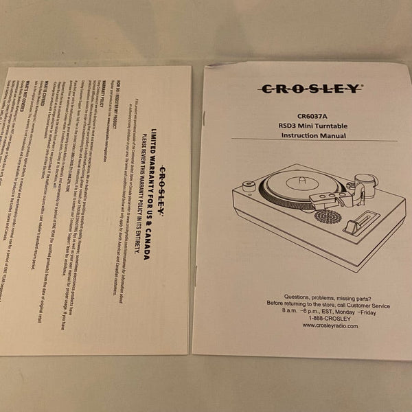 used turntable Crosley RSD3 Mini Turntable w/ Foo Fighters - Big Me 3" USED RSD 2019 J050324-01