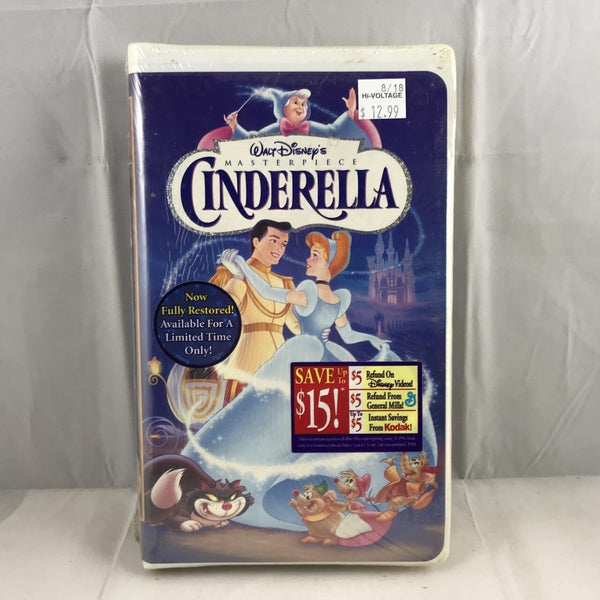Used VHS Cinderella - VHS SEALED Disney 1874