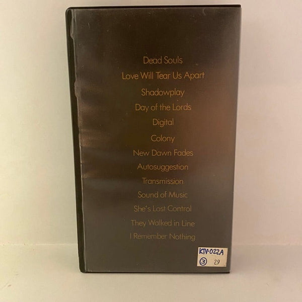 Used VHS Joy Division – Here Are The Young Men VHS TAPE USED NTSC Region Clamshell Case J082623-01