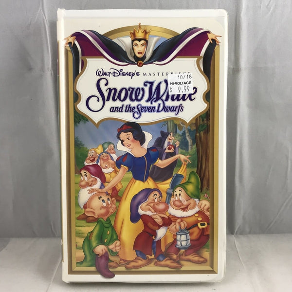 Used VHS Snow White and the Seven Dwarfs - VHS Disney USED 1873