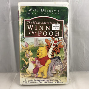 Used VHS Winnie The Pooh - The Many Adventures Of VHS Disney USED 1871