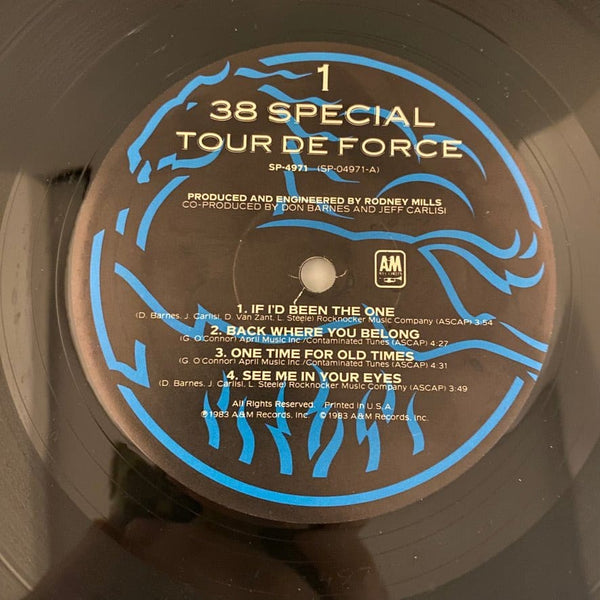 Used Vinyl 38 Special – Tour De Force LP USED VG+/VG J111323-11