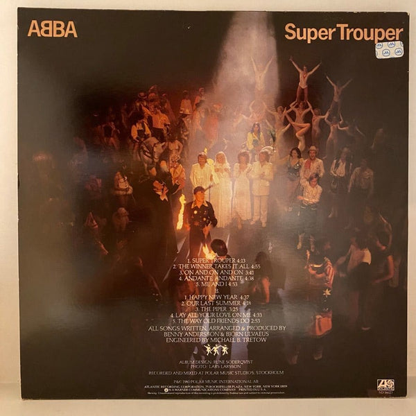 Used Vinyl ABBA – Super Trouper LP USED VG++/VG J091023-17