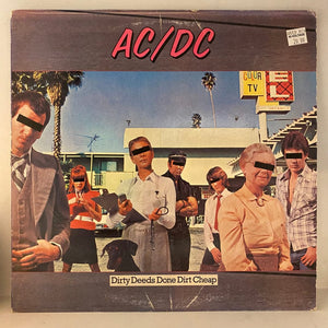 Used Vinyl AC/DC – Dirty Deeds Done Dirt Cheap LP USED VG+/VG 1981 CRC Club Pressing J081824-13