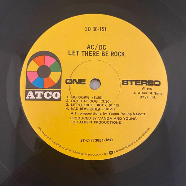 Used Vinyl AC/DC – Let There Be Rock LP USED VG++/VG+ 1977 Pressing J070724-10