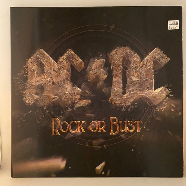 Used Vinyl AC/DC – Rock Or Bust LP+CD USED NM/VG Lenticular Cover J090723-03