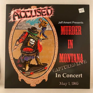 Used Vinyl Accüsed – Murder In Montana Captured Live In Concert May 1, 1983 LP USED NM/VG++ Orange Vinyl J101223-10