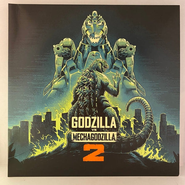 Used Vinyl Akira Ifukube – Godzilla Vs Mechagodzilla 2 2LP USED NM/VG++ Color Vinyl Numbered Etched Side D J082423-08