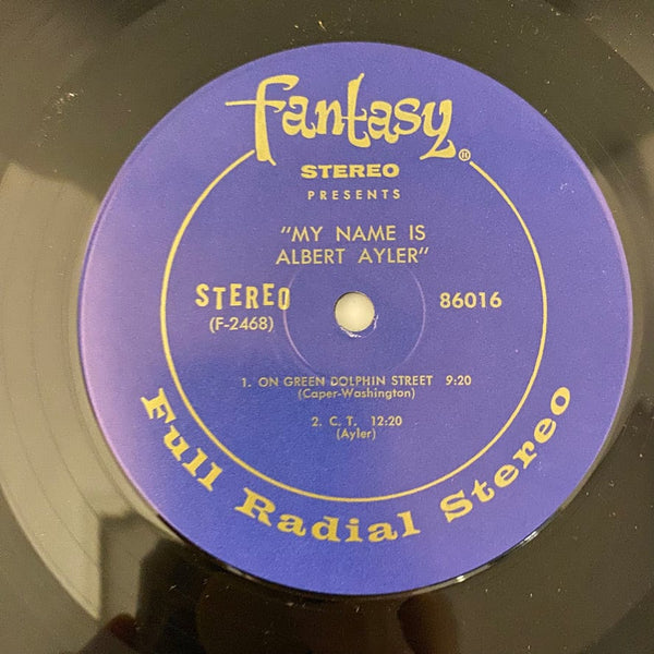 Used Vinyl Albert Ayler – My Name Is Albert Ayler LP USED NM/VG+ J070524-18